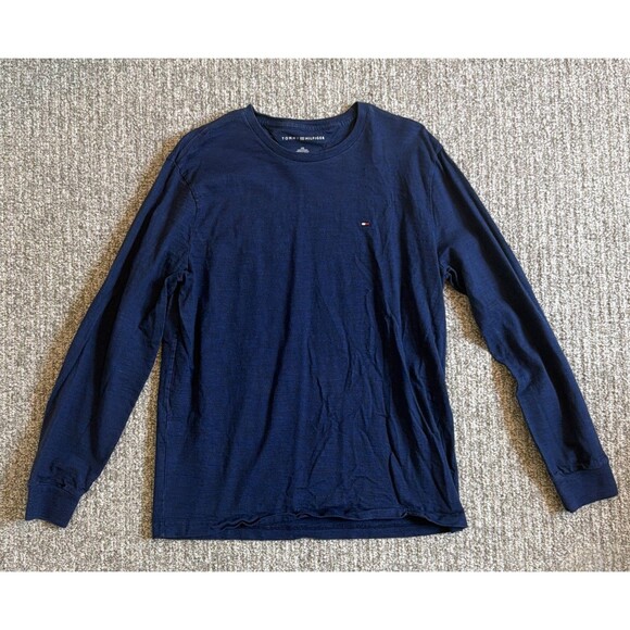 Tommy Hilfiger Other - Tommy Hilfiger Men’s Large Blue Flag Logo Long Sleeve Shirt!